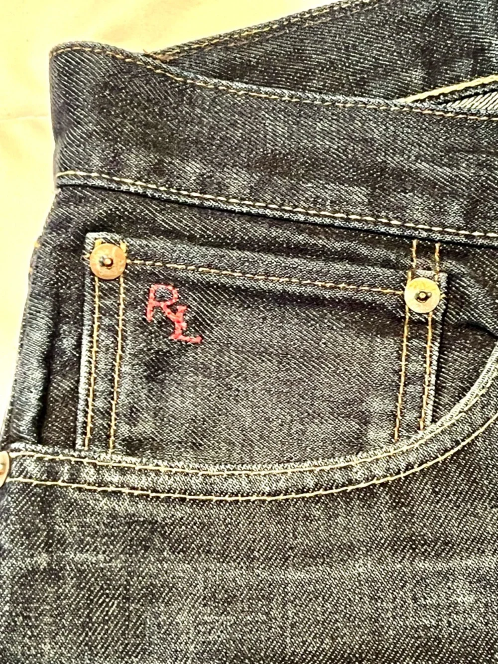 Polo Ralph Lauren Classic Fit 867 Men's Dark Indigo 100% Cotton Jeans-Size 34x30